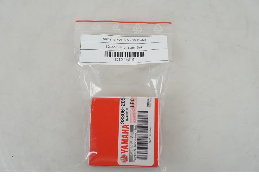 Framsidan på Hjullager från en Yamaha YZF R6 -2006 motorcykel.