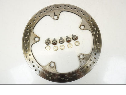 Framsidan på Bromsskiva från en BMW K 1200 LT -2004 motorcykel.