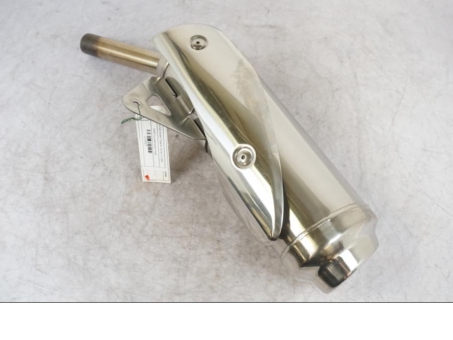 Framsidan på Ljuddämpare från en Triumph Street Triple R -2009 motorcykel.