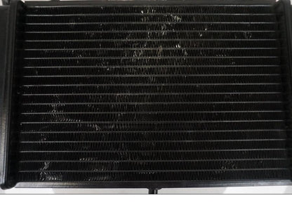 Vänster sida på Vattenkyl från en Aprilia RS 125 -2008 motorcykel.