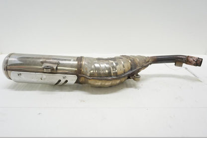 Baksidan på Ljuddämpare från en Suzuki DR 650 -1996 motorcykel.