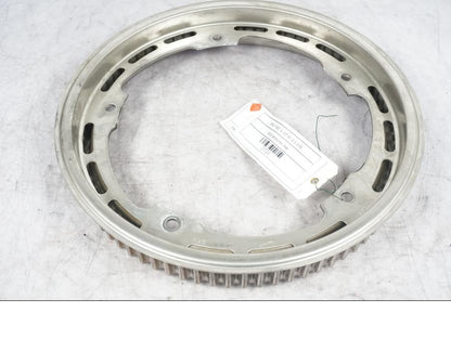 Framsidan på Remdrev från en BMW F 800 S -2007 motorcykel.