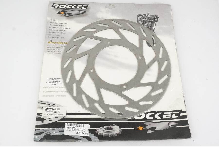 Framsidan på Bromsskiva från en Kawasaki KX 250 -1998 motorcykel.