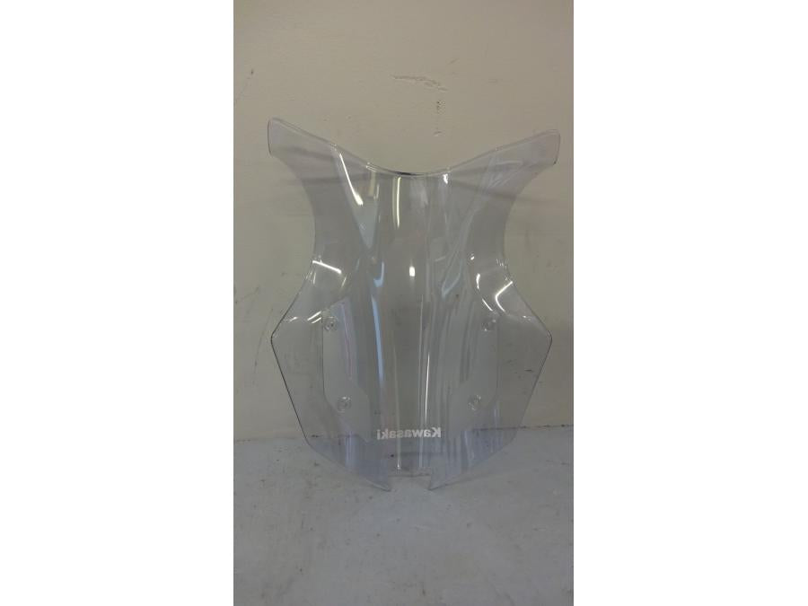 Baksidan på Vindruta från en Kawasaki Z 1000 -2018 motorcykel.