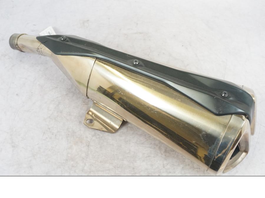 Framsidan på Ljuddämpare från en Kawasaki Z 1000 -2009 motorcykel.