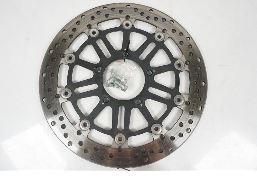Framsidan på Bromsskiva från en MV Agusta Dragster -2014 motorcykel.