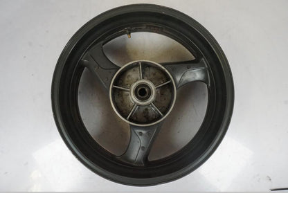 Snett uppifrån på Fälg från en Honda VTR 1000 F -1997 motorcykel.