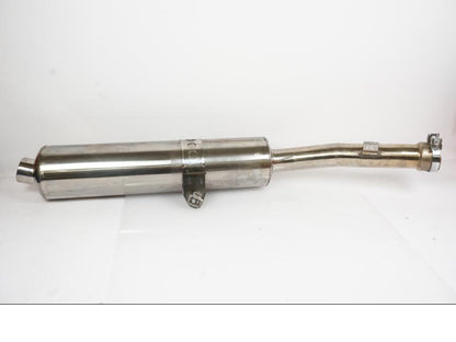 Baksidan på Ljuddämpare från en Yamaha FZS 1000 -2001 motorcykel.