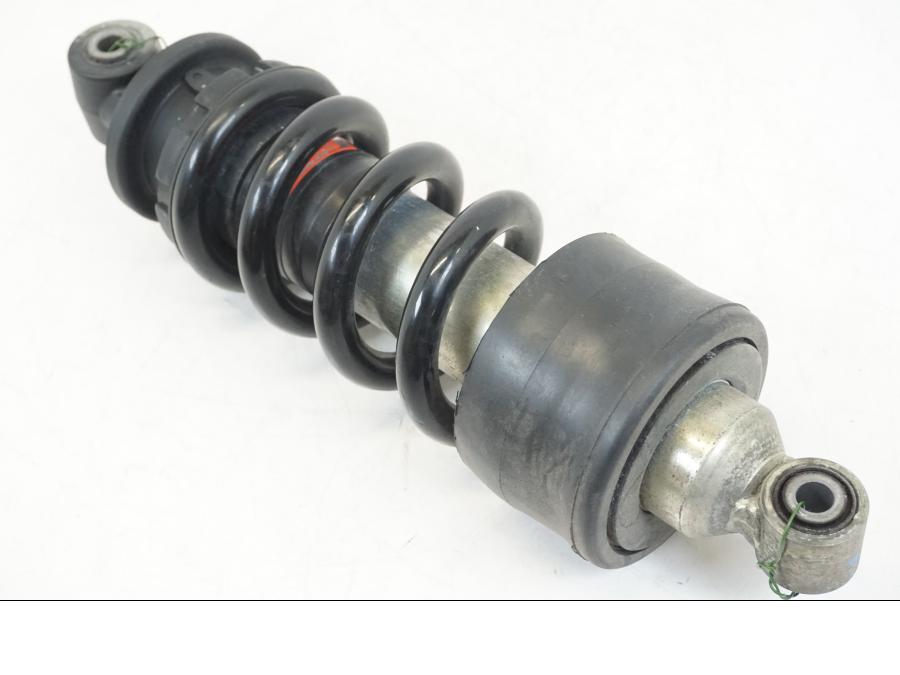 Snett uppifrån på Stötdämpare från en Honda CB 600 F -2008 motorcykel.