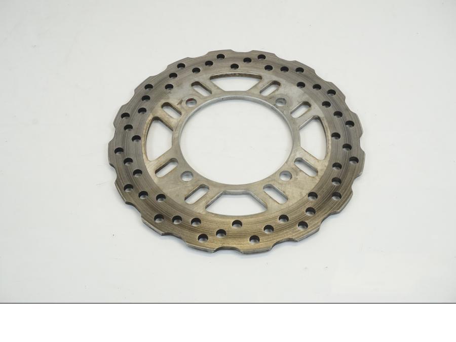 Framsidan på Bromsskiva från en Kawasaki ZZ-R 1400 -2007 motorcykel.