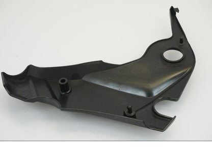 Snett uppifrån på Ramplast från en Kawasaki ER-6N -2009 motorcykel.