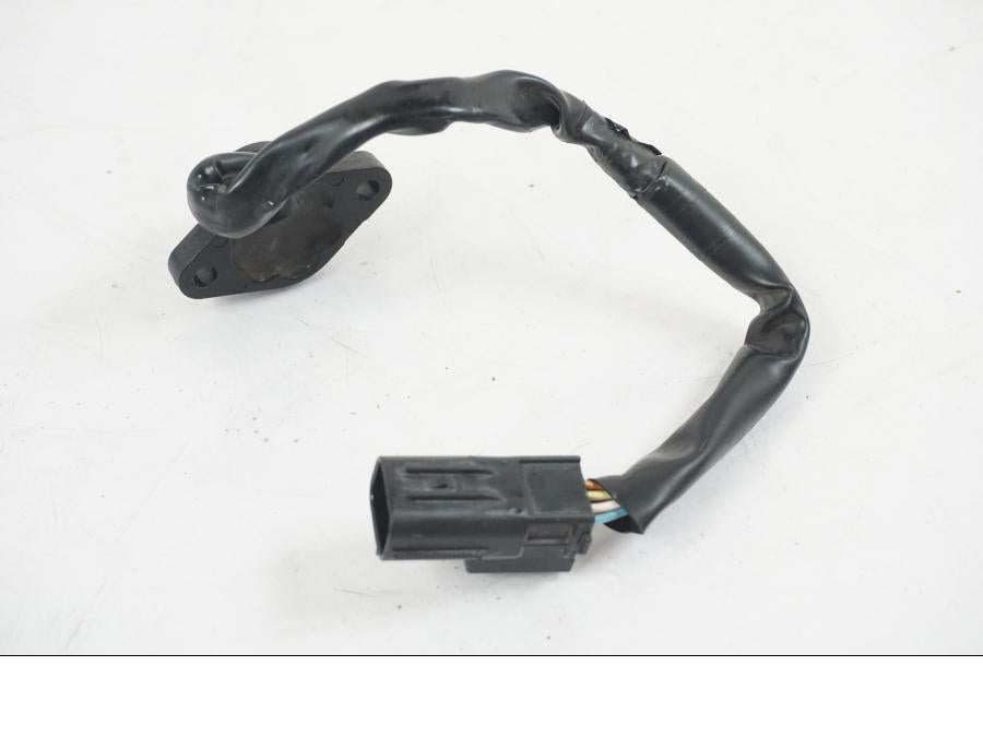 Snett uppifrån på Växelindikator från en Yamaha MT-07 -2019 motorcykel.