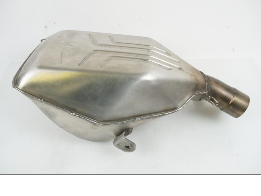 Snett uppifrån på Mellanburk från en MV Agusta Brutale 800 -2004 motorcykel.