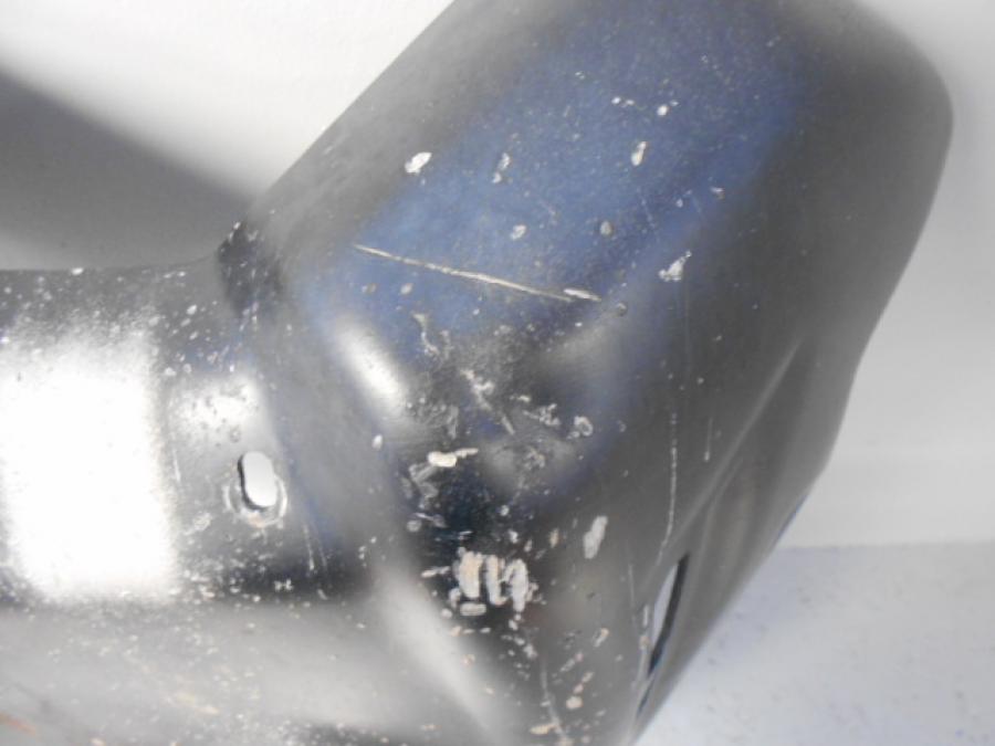 Snett uppifrån på Hasplåt från en BMW R 1200 GS -2013 motorcykel.