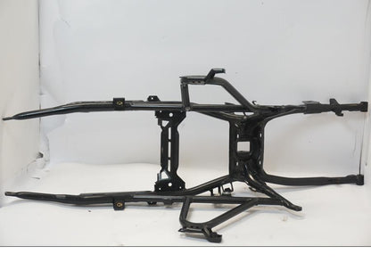 Snett uppifrån på Bakram från en BMW R 1150 RS -2004 motorcykel.