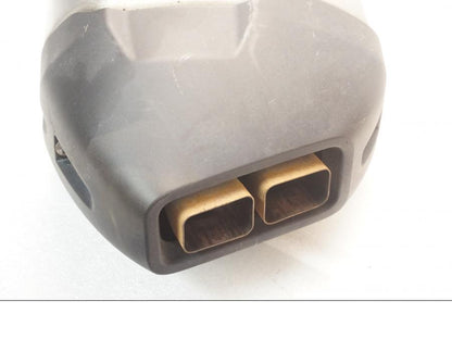 Höger sida på Ljuddämpare från en BMW R 1200 GSA -2017 motorcykel.