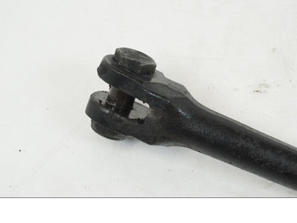 Snett nerifrån på Sidostöd från en Yamaha XJR 1300 -2002 motorcykel.