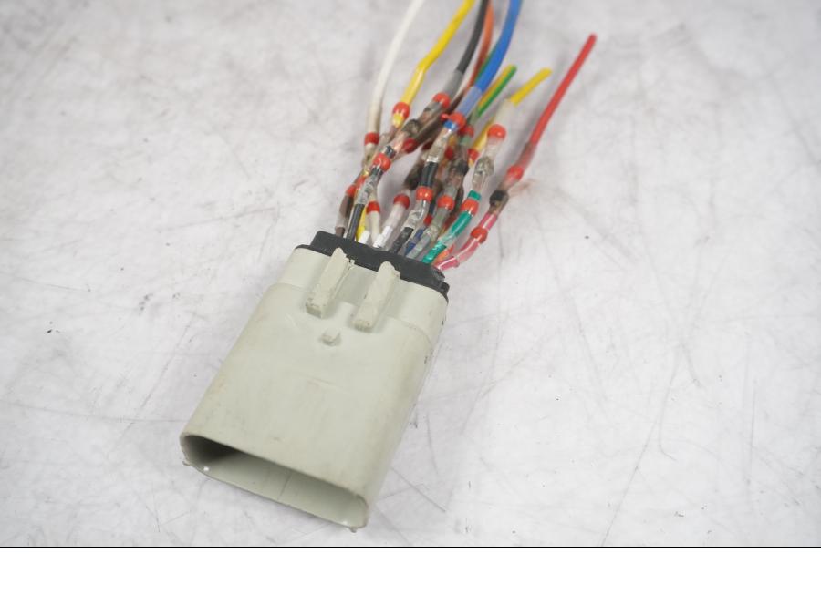 Snett uppifrån på Kablage från en H-D Touring Street Glide FLHX -2009 motorcykel.