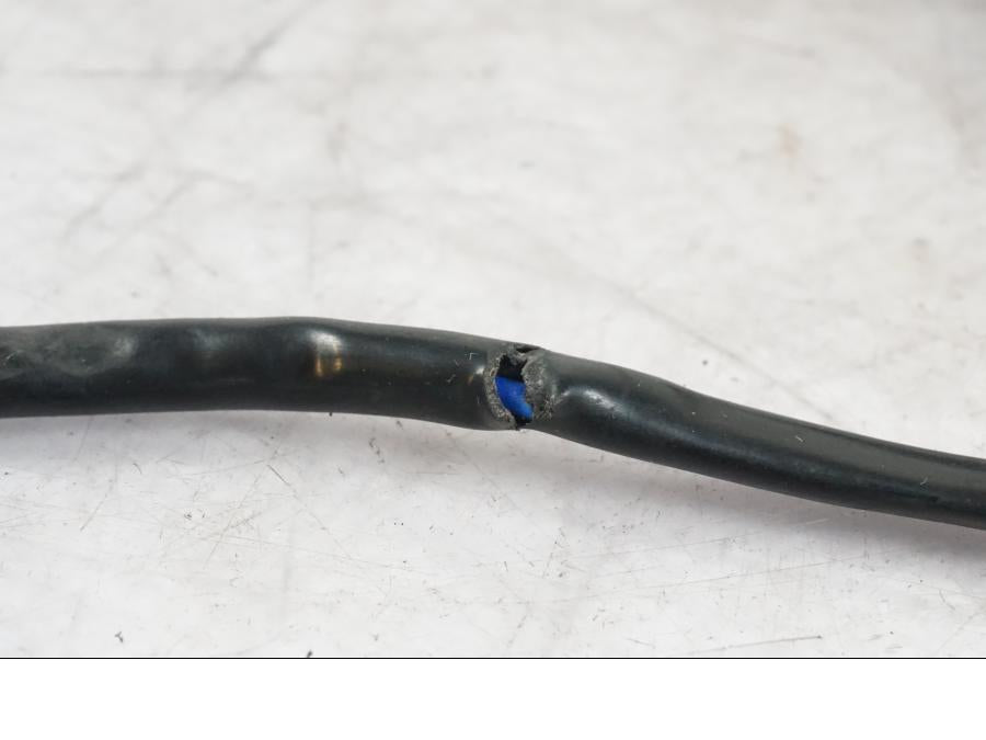 Snett nerifrån på Vattenkylfläkt från en Kawasaki ZX-6R -2006 motorcykel.