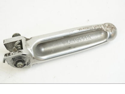 Vänster sida på Fotpinne från en Ducati Streetfighter S -2011 motorcykel.