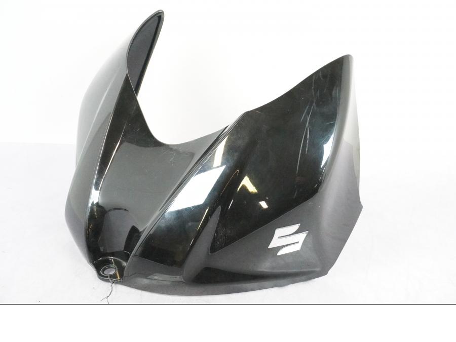 Snett uppifrån på Bensintankskåpa från en Suzuki GSX-R 1000 -2008 motorcykel.