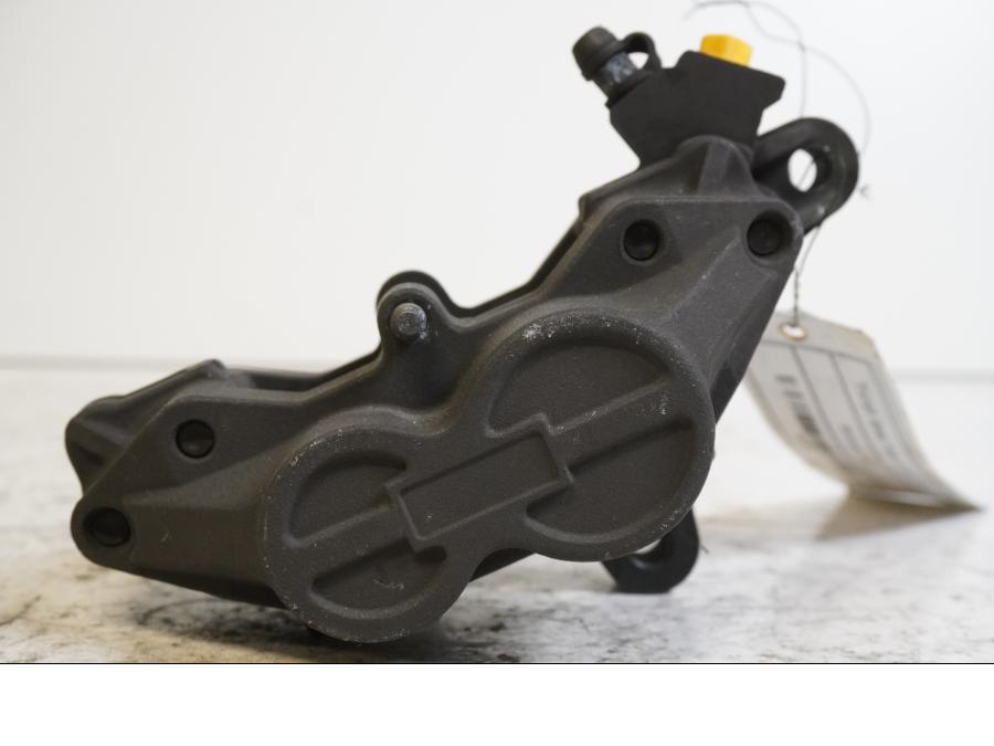 Snett uppifrån på Bromsok från en Triumph Speed Triple -2001 motorcykel.