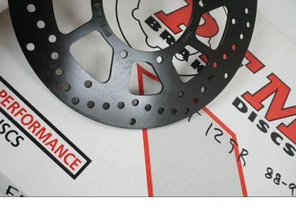 Höger sida på Bromsskiva från en Yamaha DT 125 -1998 motorcykel.