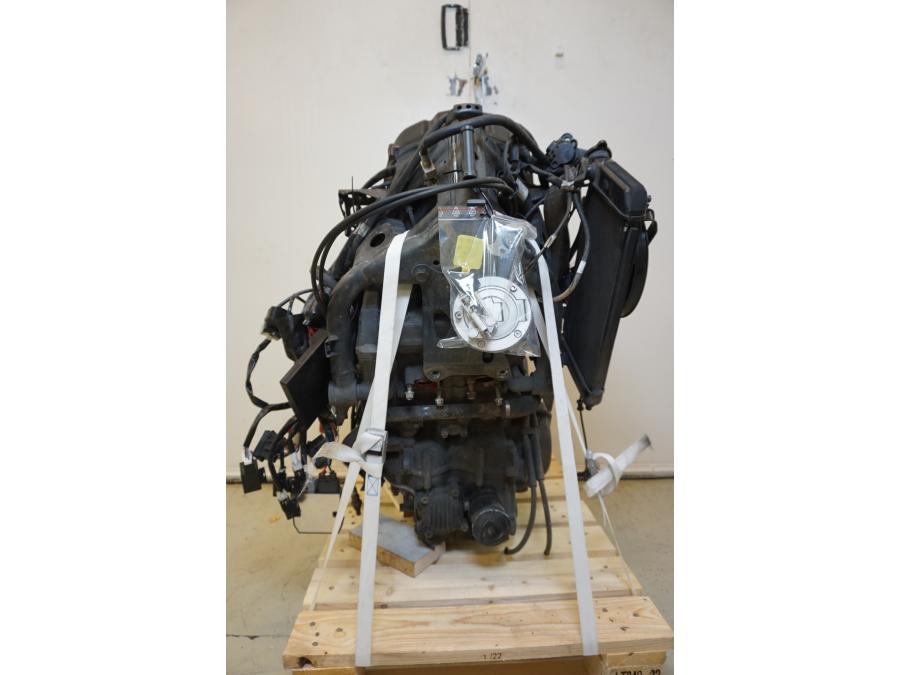 Snett uppifrån på Motorpaket från en Yamaha XT 1200 A -2010 motorcykel.