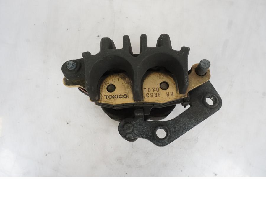 Vänster sida på Bromsok från en Kawasaki ER-6N -2012 motorcykel.