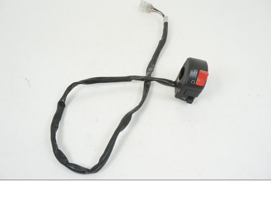 Framsidan på Styrelreglage från en KTM 990 SM -2009 motorcykel.