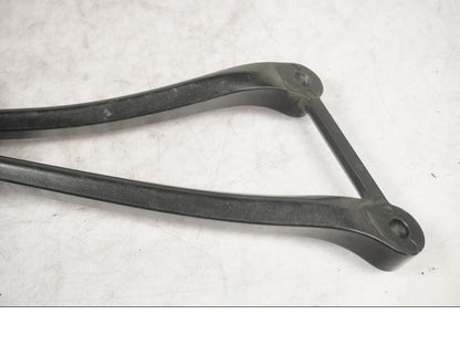 Snett uppifrån på Fotpinne från en Kawasaki ZX-10R -2008 motorcykel.