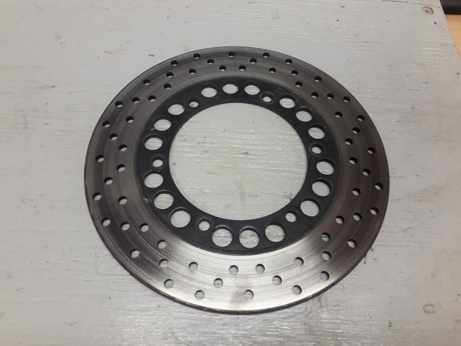 Framsidan på Bromsskiva från en Yamaha YZF 1000 R1 -1998 motorcykel.