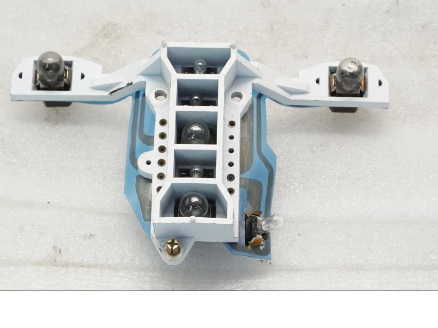 Framsidan på Kontrollampor från en BMW R 90 -1975 motorcykel.