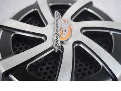 Snett uppifrån på Luftburk från en H-D Touring Street Glide FLHX -2009 motorcykel.