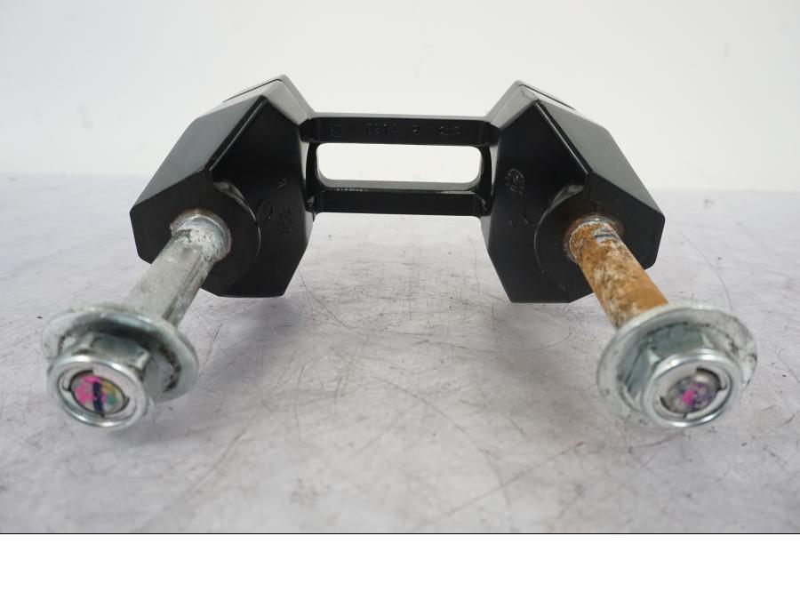 Snett uppifrån på Styrfäste från en Kawasaki Z 800 -2014 motorcykel.