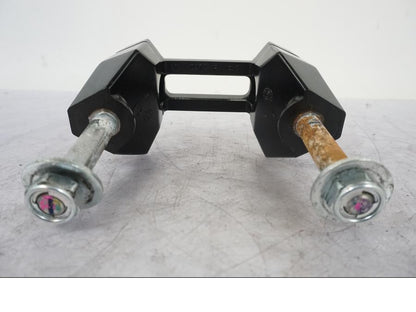 Snett uppifrån på Styrfäste från en Kawasaki Z 800 -2014 motorcykel.