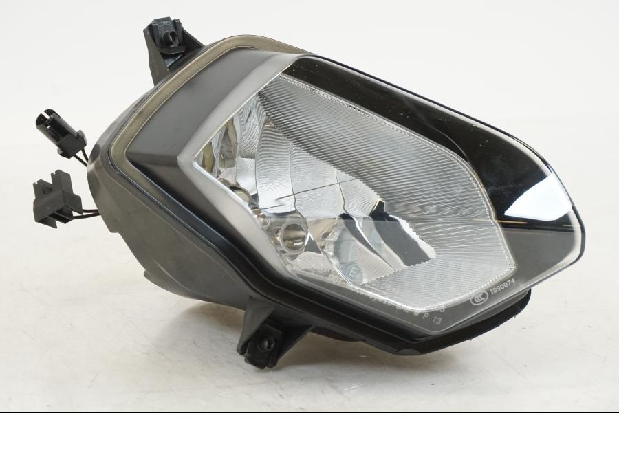 Baksidan på Strålkastare från en BMW S 1000 R -2013 motorcykel.