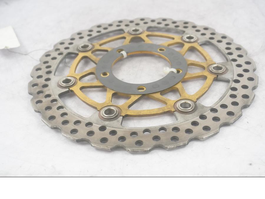 Höger sida på Bromsskiva från en Kawasaki ER-6N -2006 motorcykel.