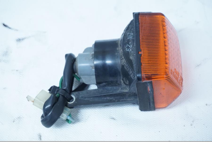 Snett uppifrån på Blinkers från en Honda XL 600 V -1994 motorcykel.