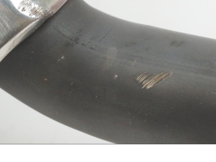 Baksidan på Ljuddämpare från en Suzuki GSX-R 1000 -2007 motorcykel.