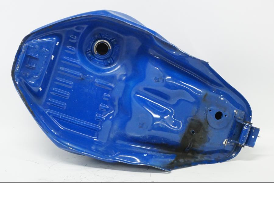 Snett uppifrån på Bensintank från en Honda VFR 750 -1990 motorcykel.