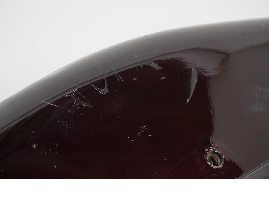 Snett uppifrån på Bakskärm från en Kawasaki VN 1500 -1992 motorcykel.