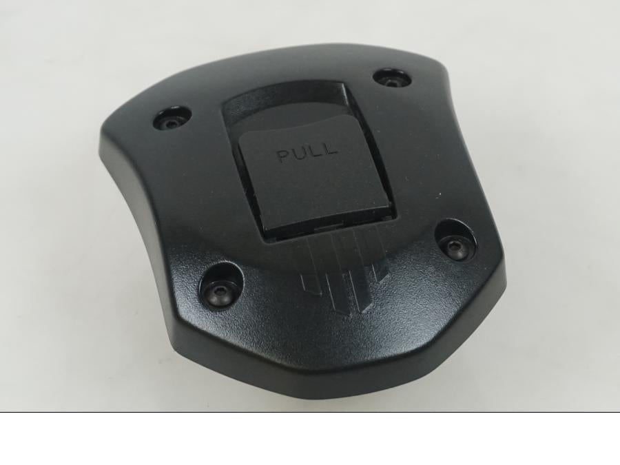 Snett nerifrån på Låssats från en Yamaha Ténéré 700 Rally -2021 motorcykel.