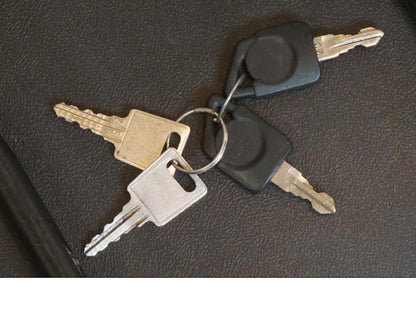 Baksidan på Sidoväska från en Yamaha XJ 900 -1997 motorcykel.