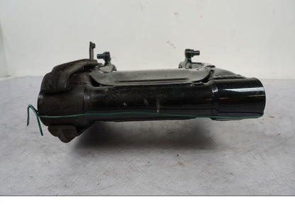 Vänster sida på Sving från en Triumph Bonneville T120 -2021 motorcykel.