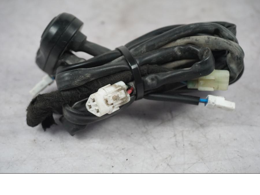 Vänster sida på Styrelreglage från en Triumph Tiger Explorer -2016 motorcykel.