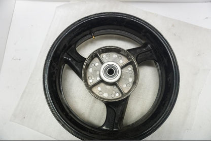 Snett uppifrån på Fälg från en Honda CBR 1100 XX -1998 motorcykel.