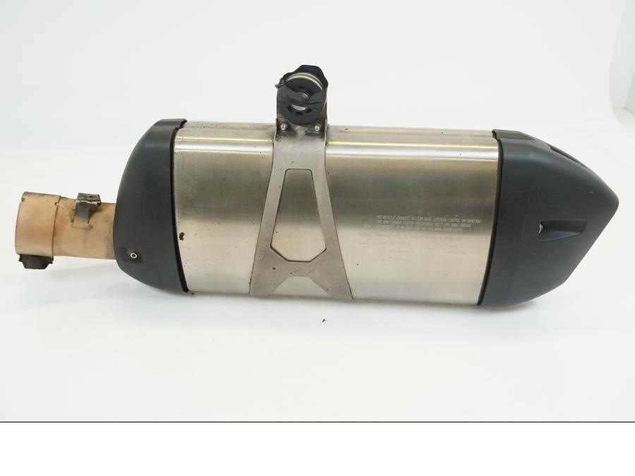 Vänster sida på Ljuddämpare från en BMW R 1200 GS -2018 motorcykel.