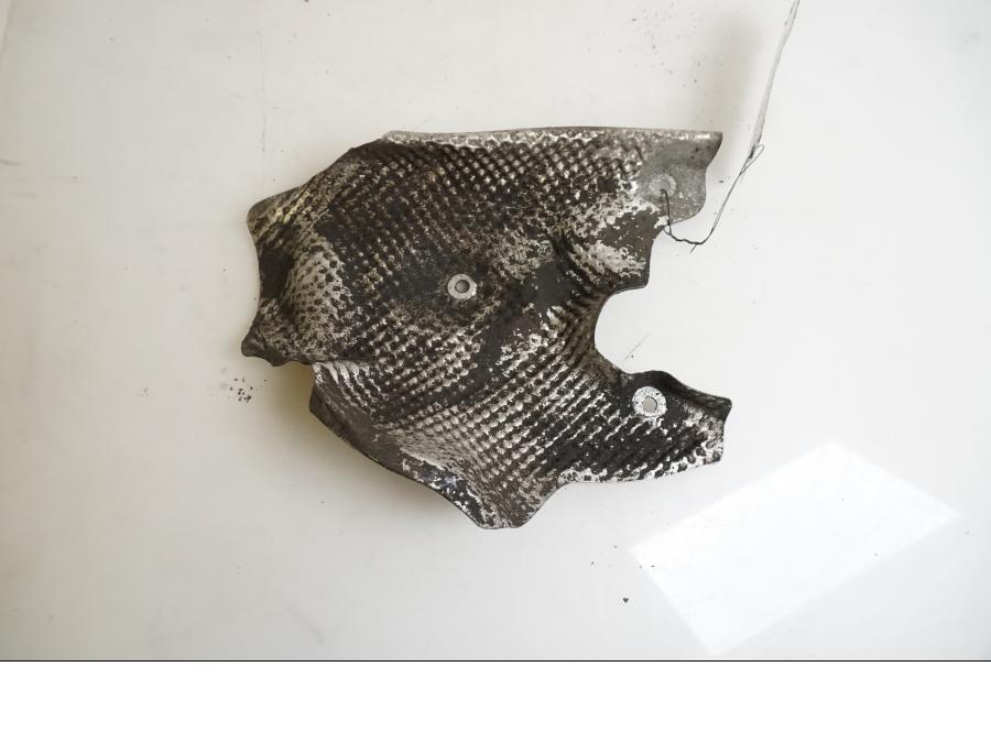 Baksidan på Värmeskydd från en BMW K 1200 S -2007 motorcykel.