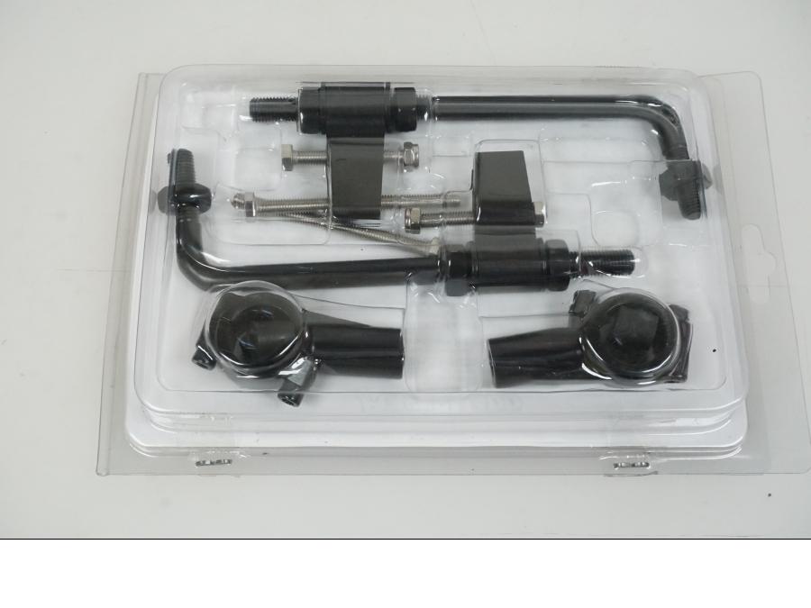 Framsidan på Handskyddsbågar från en Universal Universal -0 moped.